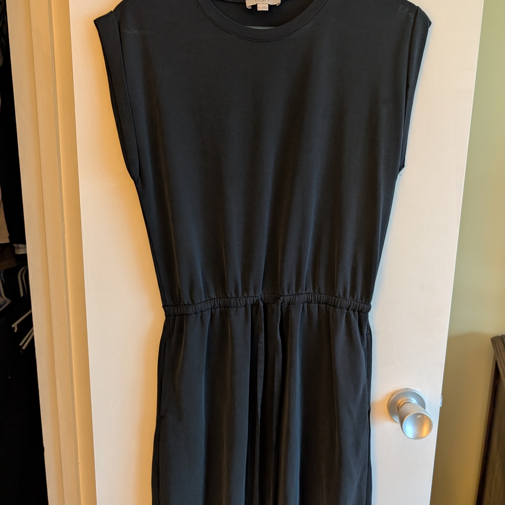 LOFT Black Textured Dress